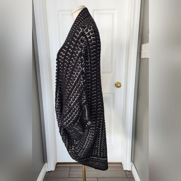 ZaraโShawl Batwing knit wrap sweater - Size Medium - Picture 2 of 9